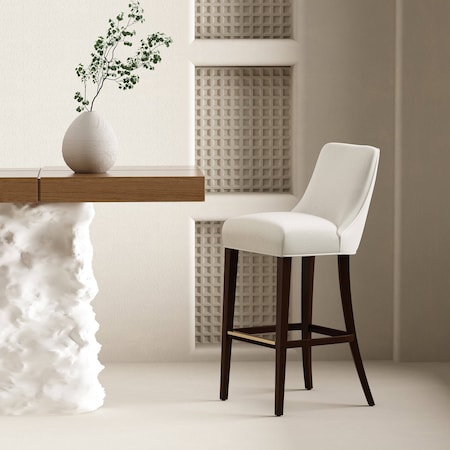 Manhattan Comfort Beever Barstool in Cream BS027-CR