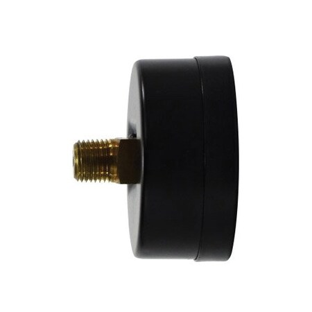 Ironwerks 2-1/2 in 0-30 PSI 1/4 in Center Back Mount Dry Gauge 80332