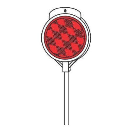 Hillman 48" Red Driveway Marker 840074