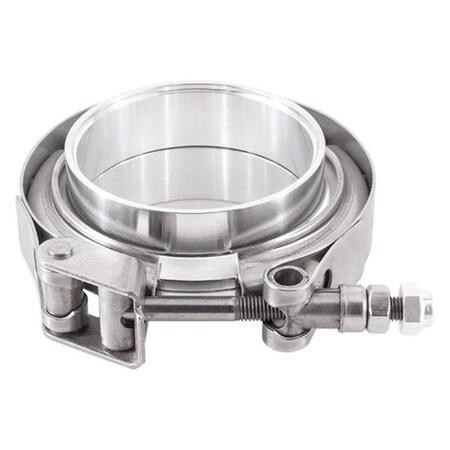 Hard Top 3 in. Intercooler Pipe V-Band Clamp, Aluminum HA3845040