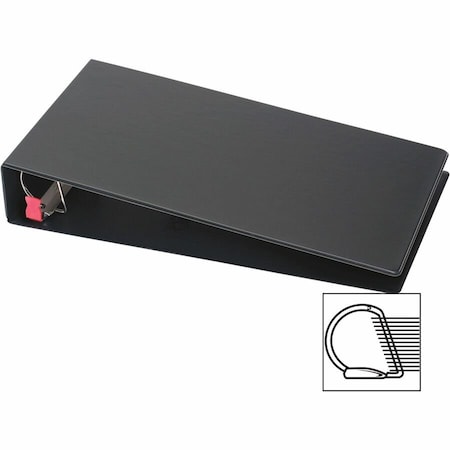 Cardinal EasyOpen Locking SlantD Tabloid Binders, Black CRD12142