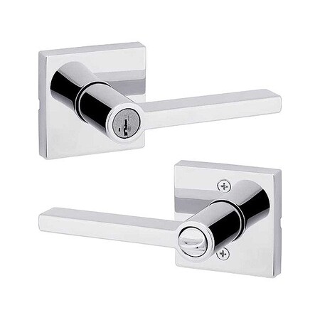 Kwikset Door Lever Lockset, 1 3/8-1 3/4" Thick 740HFL-SQT-26-SMT-6AL-RCS
