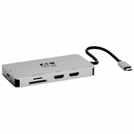 Tripp Lite USB C DOCK DUAL-DISPLAY HDMI USB HUB PD U442-DOCK8G-GG