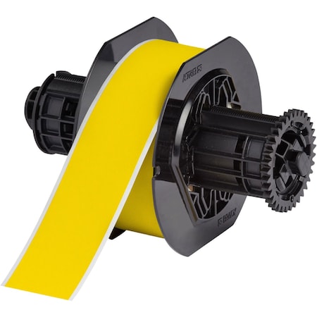 Brady Flame Retardant Polyimide Wire and Cable Labels 1.5 in W x 85 ft L Yellow B33C-1500-472YL