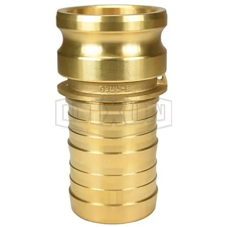 Dixon Global King Crimp Type E Cam & Groove Adapter, 1 in Nominal, Male Adapter x Hose Shank End Style, Do G100-E-BRCR