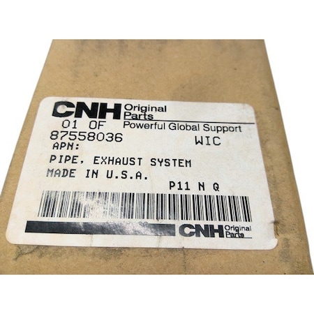 Cnh PIPE EXHAUST SYSTEM, CNH OEM 87558036 87558036