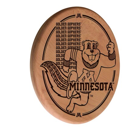 Holland Bar Stool Co University of Minnesota 13" Laser Engraved Solid Wood Sign WSgnLNatMinnUn