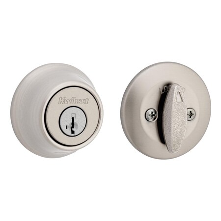 Kwikset Satin Nickel Metal Deadbolt 96600-869