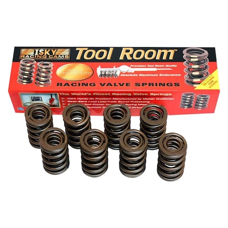 Overtime 1.56 in. Tool Room Gold Stripe Racing Valve Springs - Gold - 1.56 in. OV3627372
