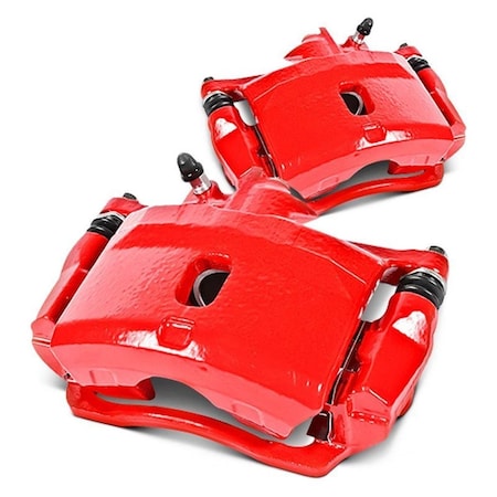 Track Usa Red Powder Coated Performance Calipers for Nitro 2007-2011 TR3632007