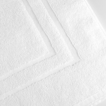 R & R Textile Bath Mat, 34 in L, White, Pack of 60 1888-M776-U-WHT-1-SS00
