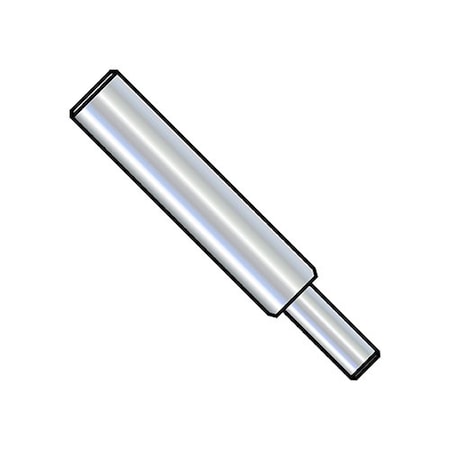 Zoro Select Short Drop-In Anchor, 3/8" Dia, Steel Zinc Plated 284930