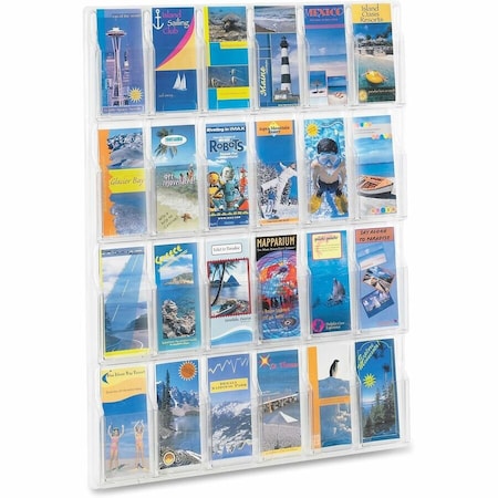 Safco Pamphlet Display, Clear 5601CL