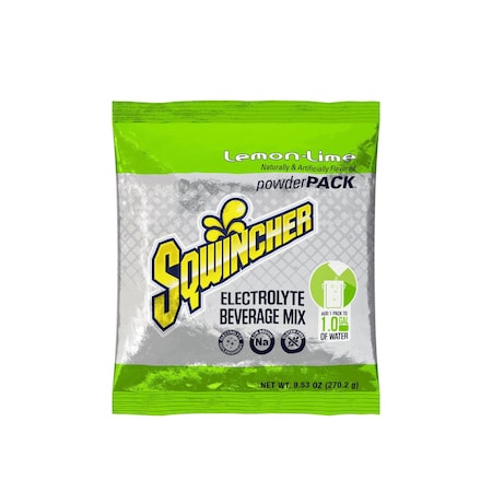 Sqwincher Sports Drink Mix Powder 9.5 oz., Lemon-Lime, PK20 159016008