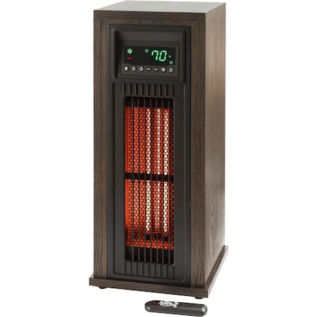 Lifesm 3-Quartz Infrared Tower Heater with Oscillation and Remote HT1216