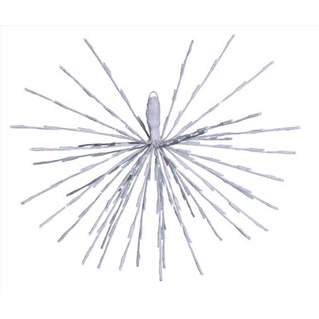 Celebrations LED Green/White Starlight Burst Deluxe Spearmint 24 in. Hanging Decor 23-04057A