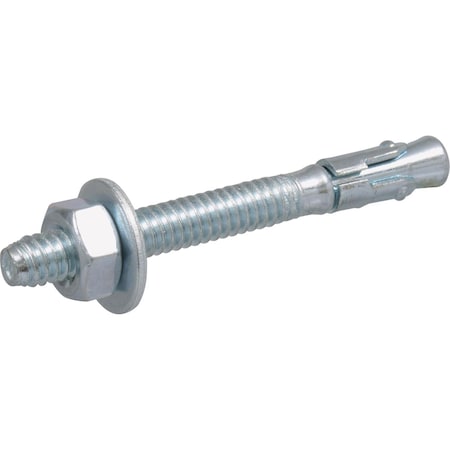 Hillman 1/4 in. D X 2 1/4 in. L Steel Round Head Wedge Anchor 40 pc 370980