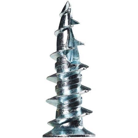 Cobra Anchors Hollow Wall Anchor, Zinc, 63 lb 042R