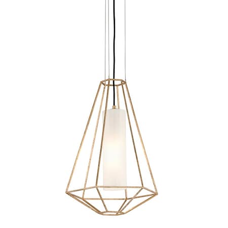 Troy Lighting Silhouette 1 Light Pendant 16 In. Gold Leaf F5213-GL