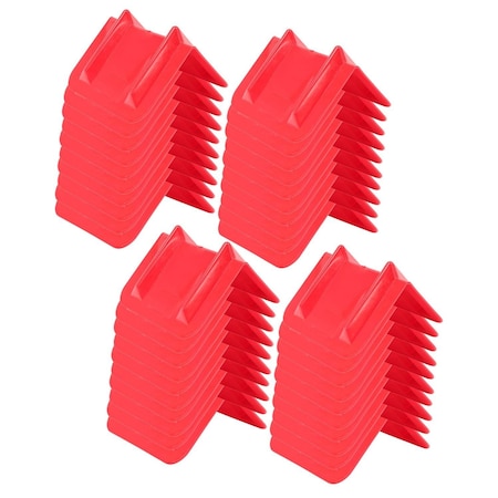 Mytee Products Red V Shaped Corner / V Edge Protector, 12in Flatbed Truck Trailer, 50PK PCPVB12Rx50