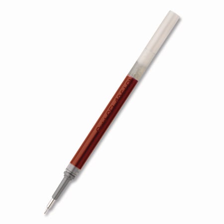 Pentel Refill for EnerGel Retractable Liquid Gel Pens, Fine Needle Tip, Red Ink PENLRN5B