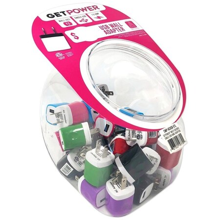 Getpower Adapter Usb/Ac Bowl 30Pc CWP-USBBOWL-EAC