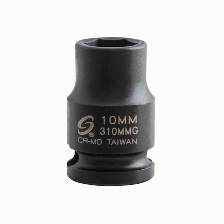 Sunex 3/8 in Drive 10Mm Magnetic Impact Socket 310MMG
