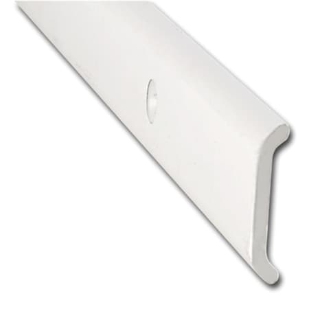 Strike3 8 ft. Non Insert Flat Trim, Polar White ST2474936