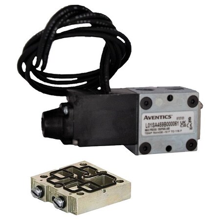 Aventics Solenoid Air Con Valve, Four-Way, 150 psi L01SA487O000030