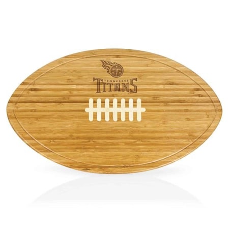 Picnic Time Family Of Brands NFL Tennessee Titans - Kickoff Football Cutting Board & Serving Tray 908-00-505-313-2