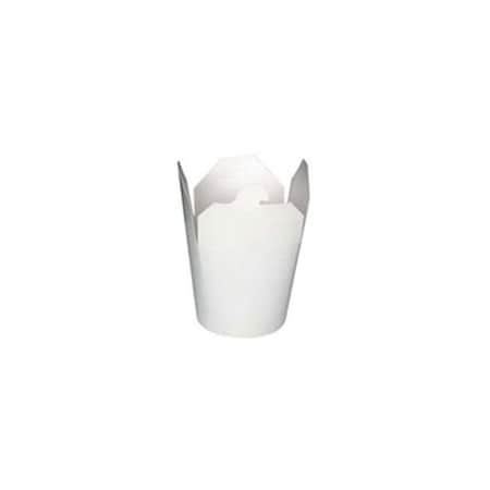Omg 16 oz Round Base Pasta Box, White OM3124519