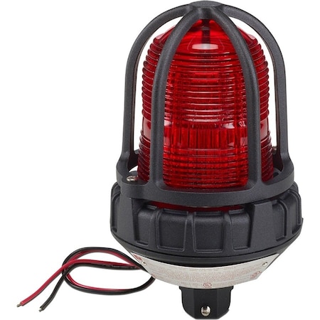 Federal Signal Strobe Light, Red, Strobe Tube, 120V AC, 80 FPM, 5 1/2 in Dia., (F) 3/4 in NPT 151XST-120R