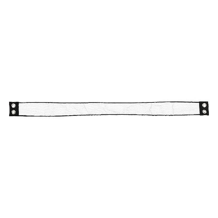 Us Netting Chute Netting, 48 in D, 3 in W, White, PK50 USN-111S-348-W-50