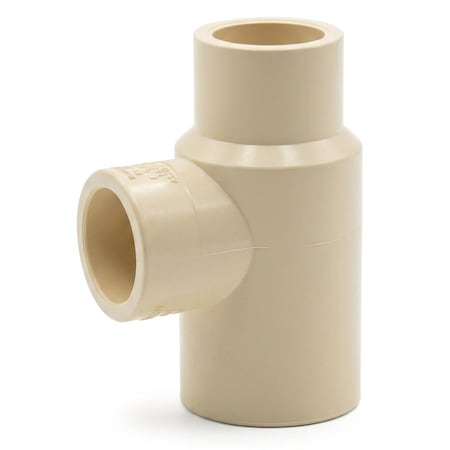 Supplygiant 1 x 3/4 x 3/4 Inch CPVC Tee Socket x Socket 3 Way Fitting, 10PK DWSU3224-10-Pk