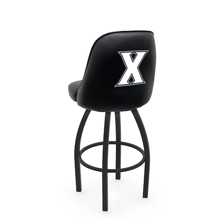 Holland Bar Stool Co Logo Grizzly Xavier 36 in. Swivel Bar Stool with Black Wrinkle Finish L048