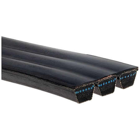 Gates Banded Narrow V-Belt, Super HC PowerBand, 3V500, 3V, CR, 50 in, 1-3/16 in Top Width 3/3V500