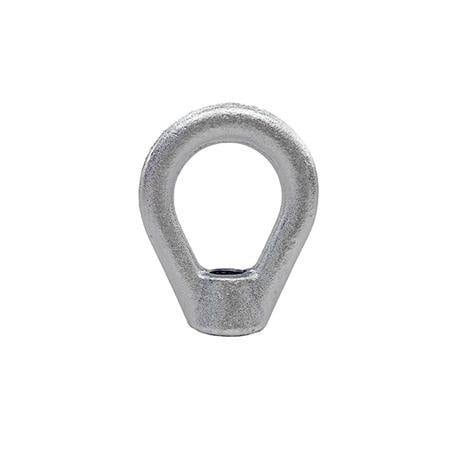 Jw Winco Oval Lifting Eye Nut, 5/8"-11 Thread Size, 3/4 in Thread Lg, Steel, Zinc Plated 583-5/8X11-ST