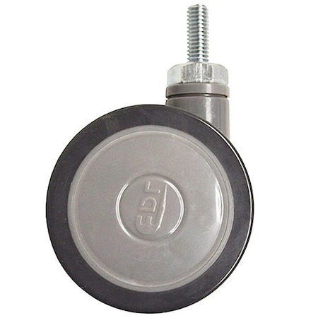 Alco Stem Caster, 3 in dia., No Brake 4040125GRY