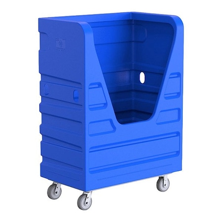 R&B Wire Products 48 Cubic Foot Heavy Duty Bulk Transport Truck, Blue 849B