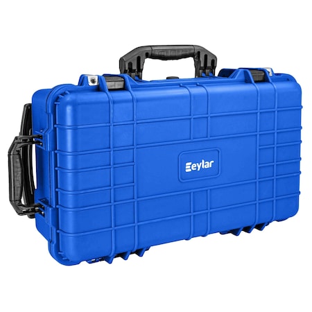 Eylar 22in Carry-On Travel Roller Gear Hard Case Waterproof w/ Foam Blue SA00034-BLU