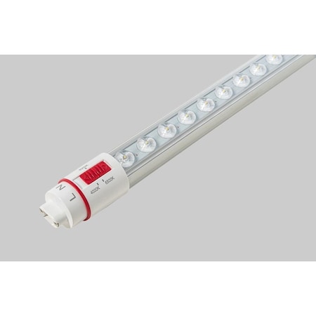 Keystone 24in 10W LED Sign Tube, Double Sided, Clear Optical Lens, Color Select (3CCT-4000/5000/6500K), Doubl KT-LED10T8-24P2SO-8CSK-DX2