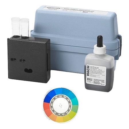Hach pH test kit, 4.0 - 10.0 pH, model 17N 147011
