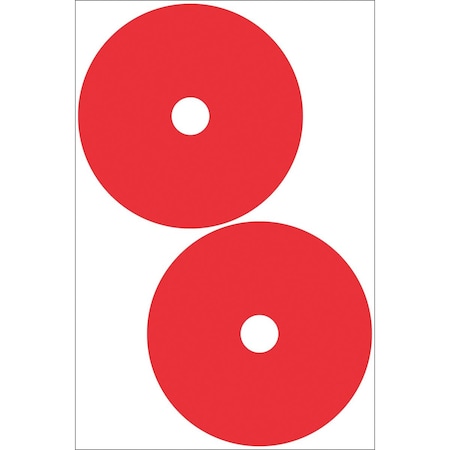 Accuform GAUGE MARKING DECALS 6 COLOR RED GML114RD