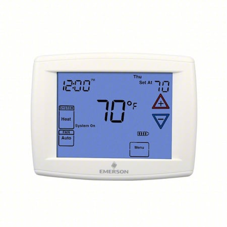 White-Rodgers Blue Series 12 Touchscreen Thermostats, 7, 5-1-1 Programs, 3 H, 2 C, 24VAC 01F95 1277