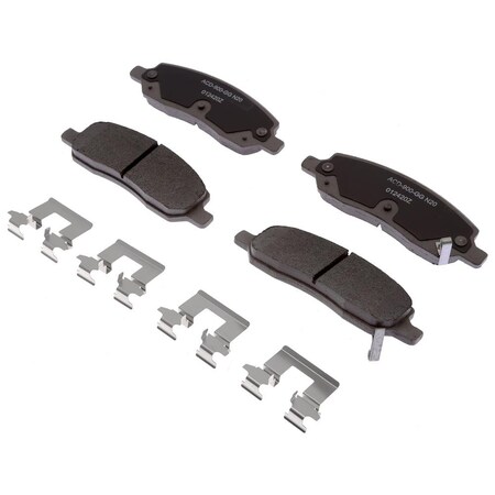 Acdelco PAD SET RR DISC BRK, Disc Brake Pad Set,  14D1172CHF1