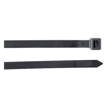 Gardner Bender Cable Tie, 18 in L, 4.90 in Max Bundle Dia., Black, Nylon 6/6, 175 lb Strength 45-518UVBN