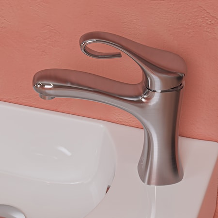 Alfi Brand ALFI brand AB1295-BN Brushed Nickel Sgl Lever Bathroom Faucet AB1295-BN