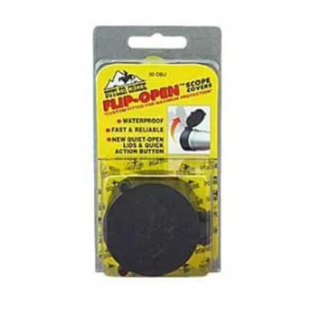 Butler Creek Flip-Open Scope Cover 1.96 in. Objective Size 30 Black 30300
