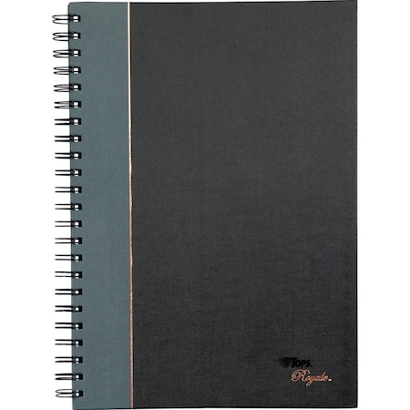 Tops 11-3/4 x 8-1/4" Gray Business Notebook TOP25332