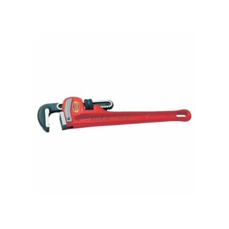 Ridgid Heavy-Duty Straight Pipe Wrench, Steel Jaw, 12 in 632-31015